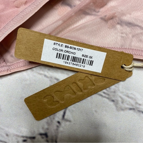 Skims After Hours velvet logo thong bodysuit size 3X Orchid NWT - Picture 6 of 10